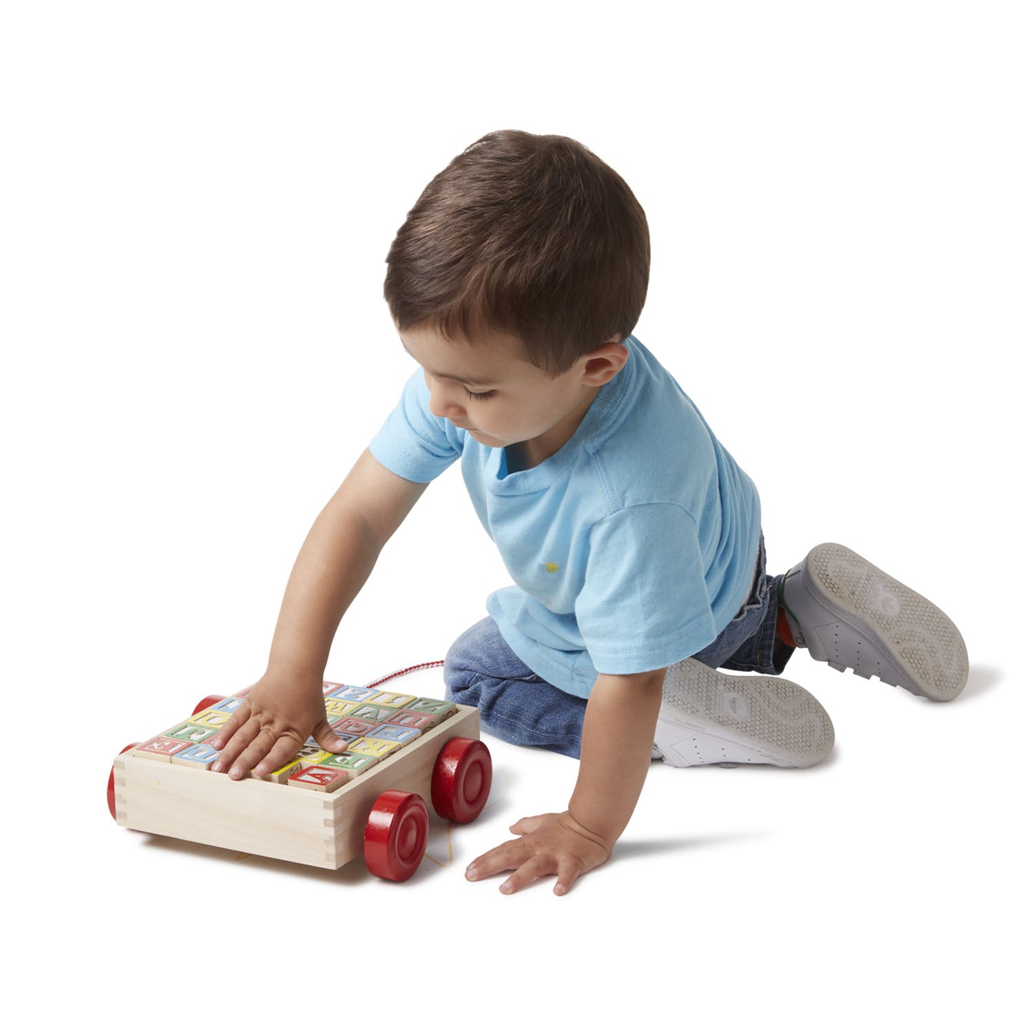 Melissa & Doug Classic ABC Block Cart