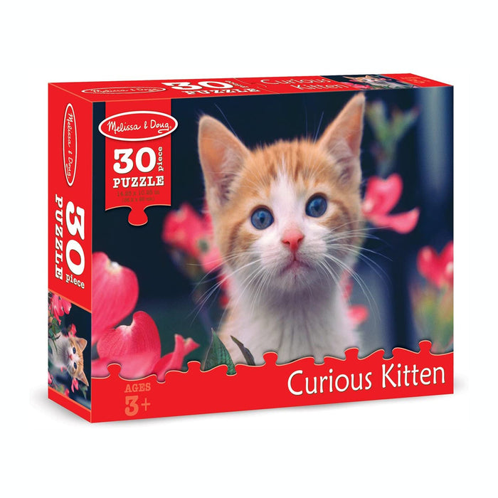 Melissa & Doug Curious Kitten Garden Cat Jigsaw Puzzle (30 pcs)