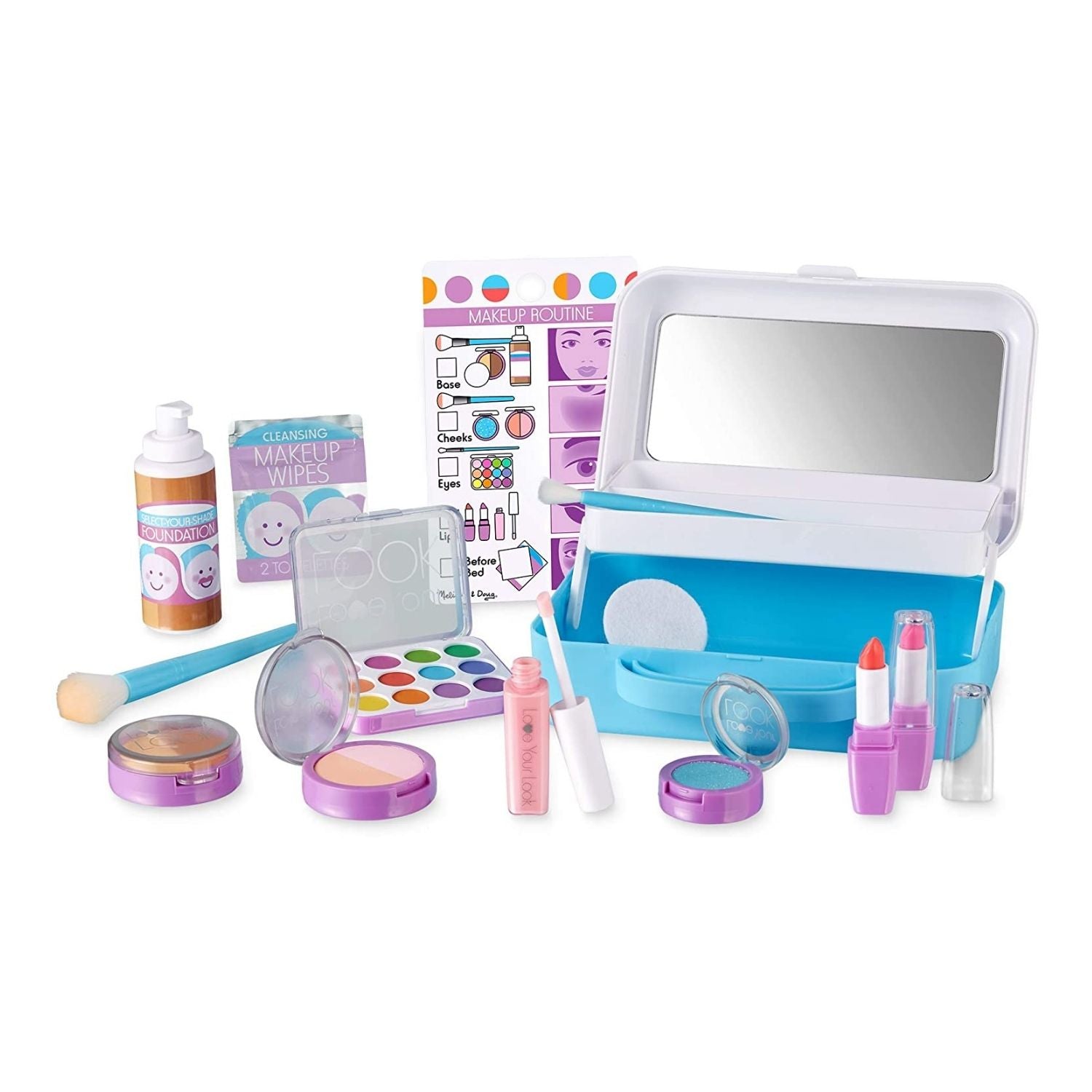 Melissa & Doug LOVE YOUR LOOK!  Makeup Kit Play Set