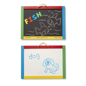 Melissa & Doug Magnetic Chalkboard/Dry-erase Board