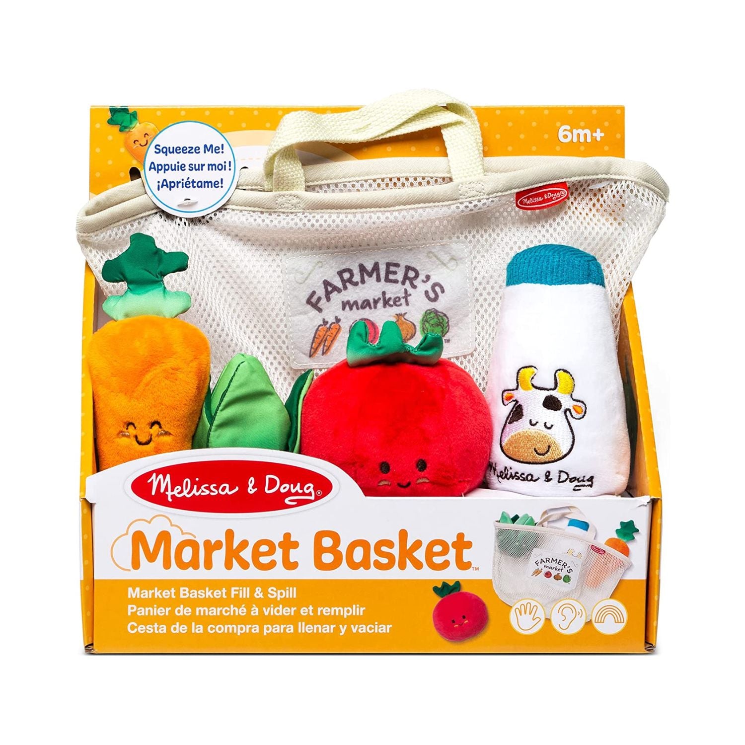 Melissa & Doug Market Basket Fill & Spill