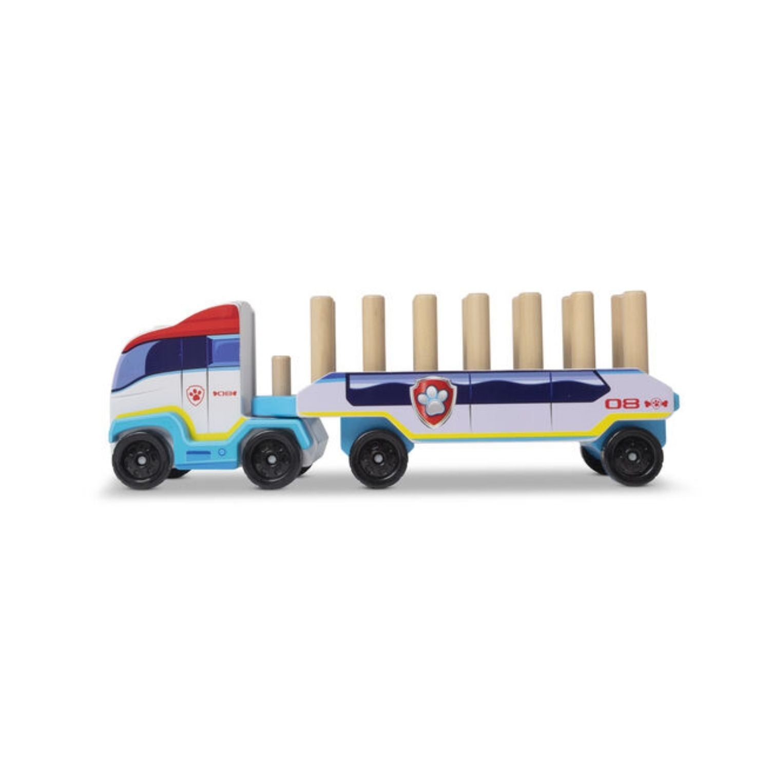 Melissa & Doug Paw Patrol Wooden ABC Block Truck