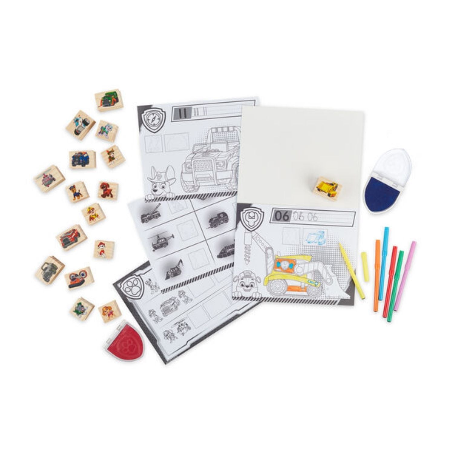 Melissa & Doug Paw Patrol Wooden Stamps Activity Set