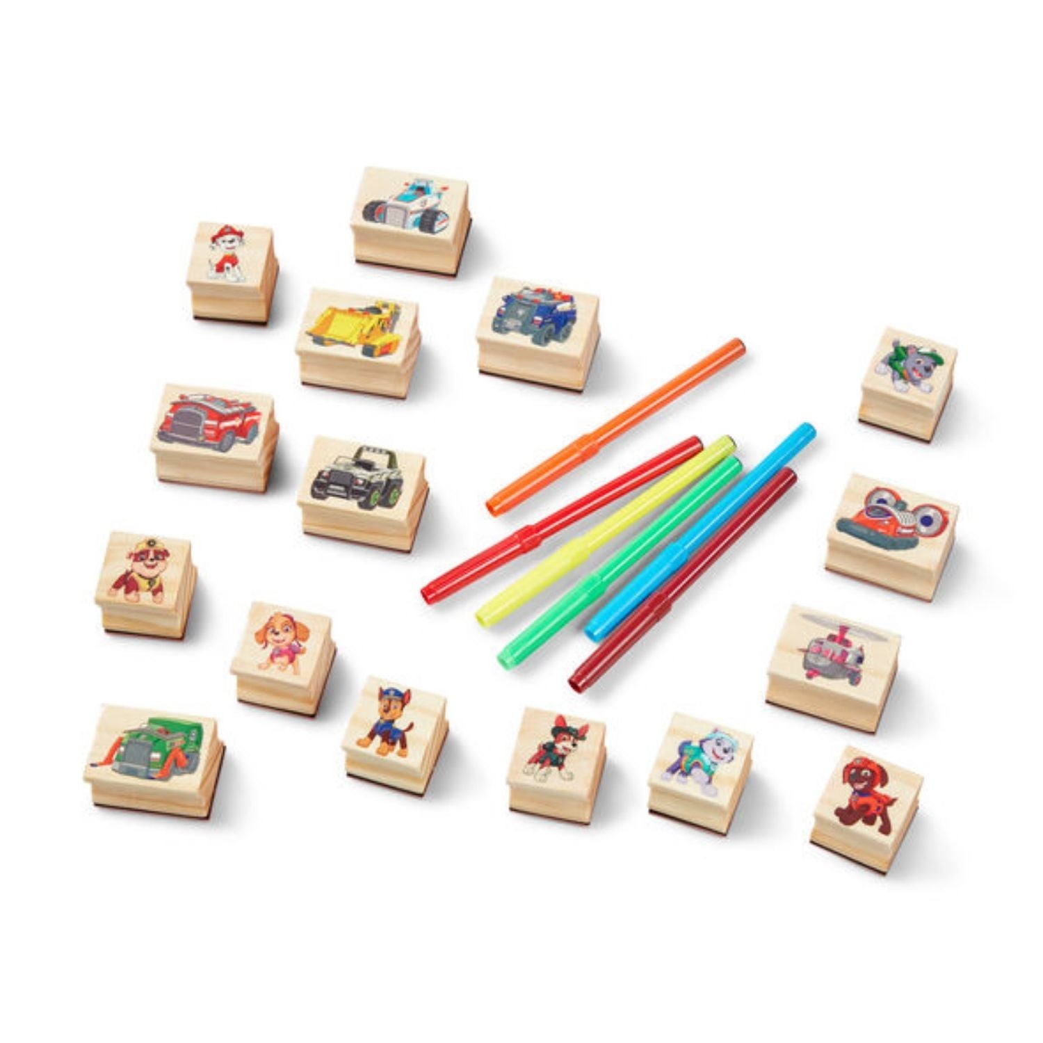 Melissa & Doug Paw Patrol Wooden Stamps Activity Set