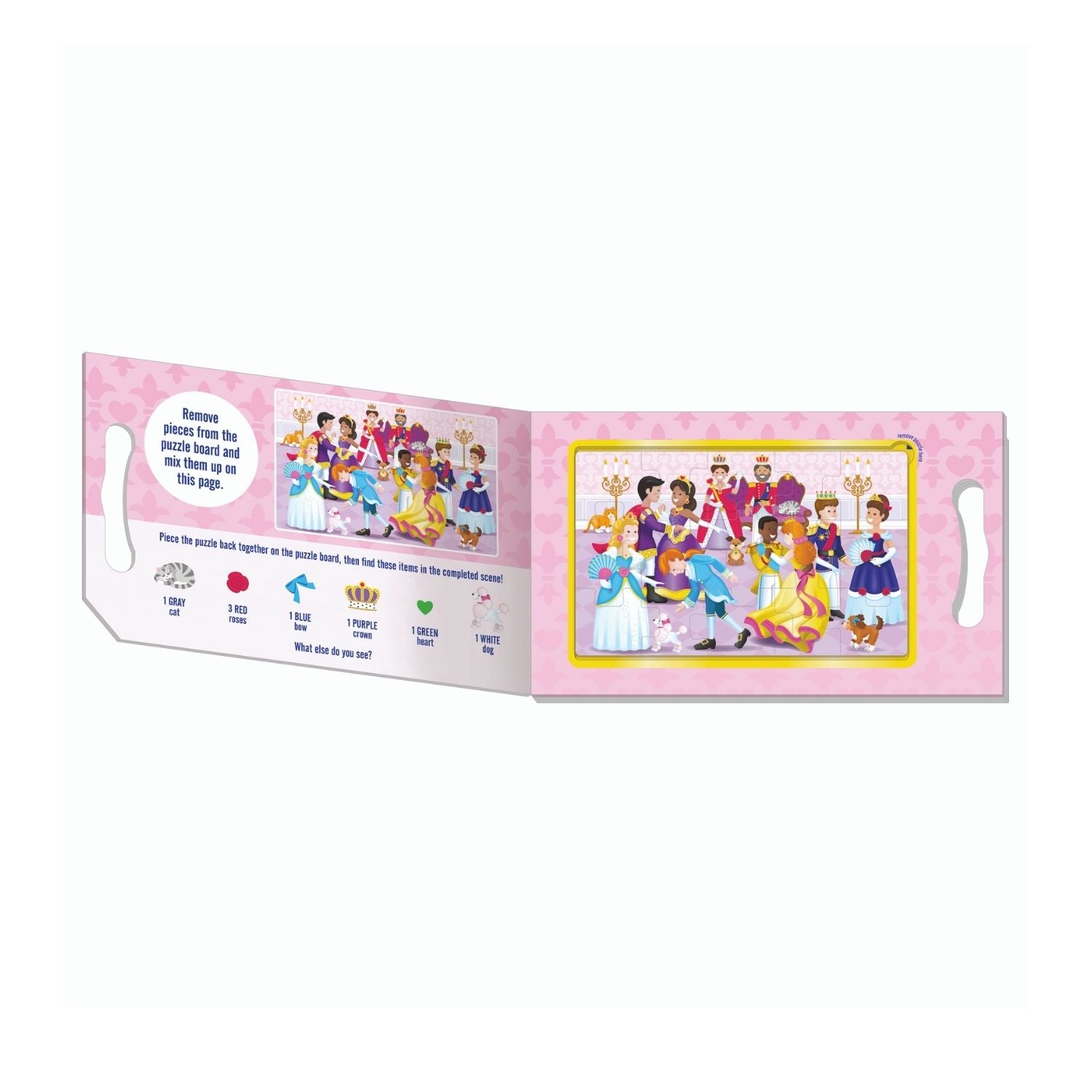 Melissa & Doug Take Along Magnetic Jigsaw Puzzles - Princesses