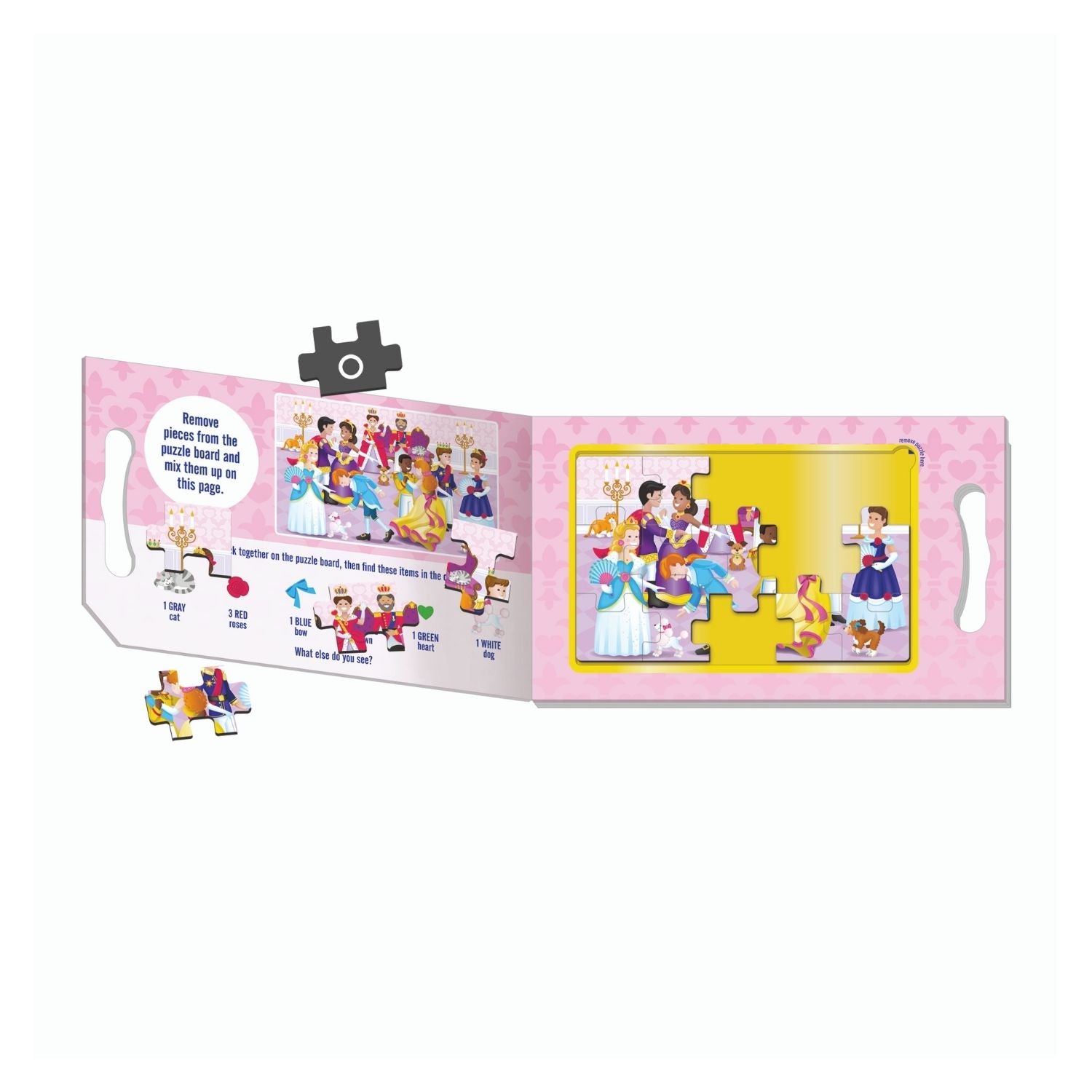 Melissa & Doug Take Along Magnetic Jigsaw Puzzles - Princesses