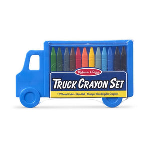 Melissa & Doug Truck Crayon Set 12 Colours
