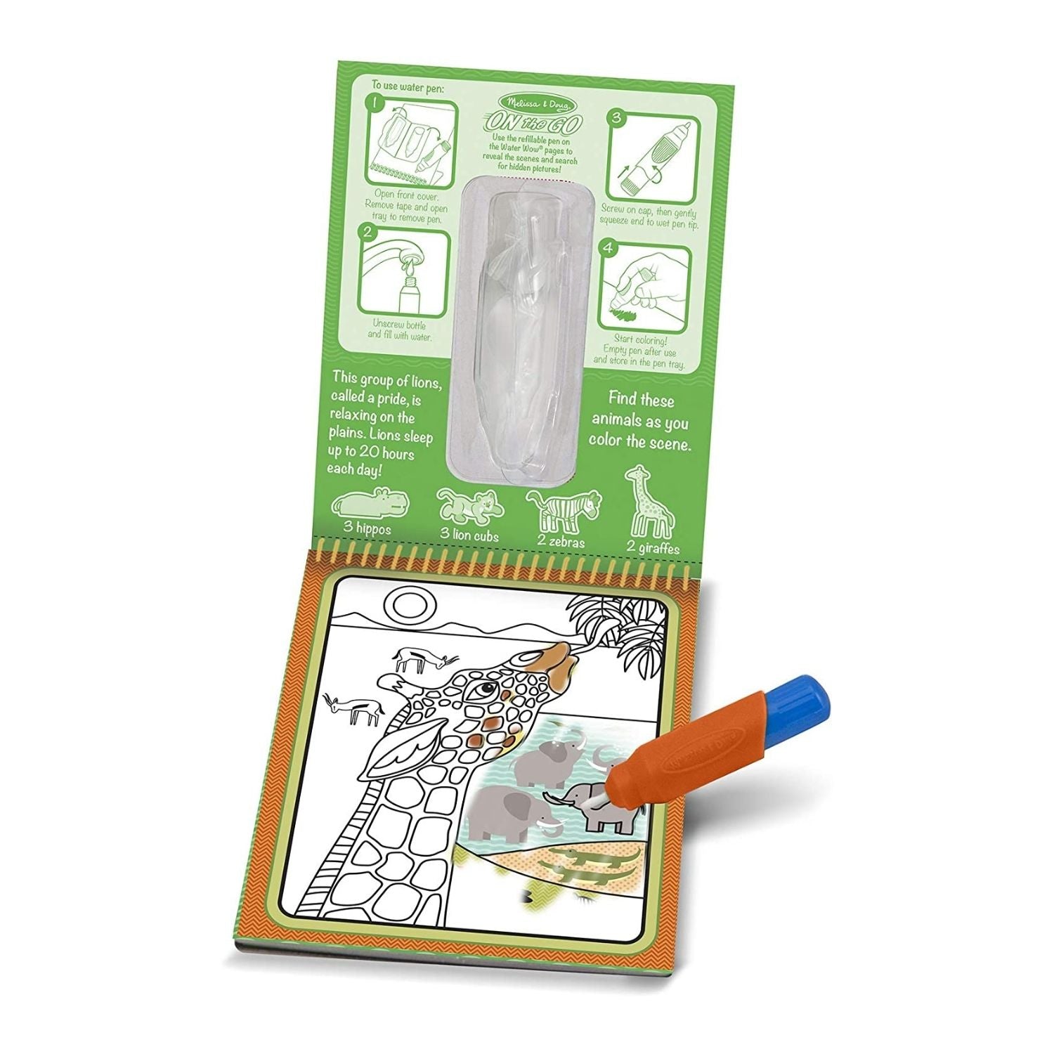 Melissa & Doug Water Wow - Amazing Animals