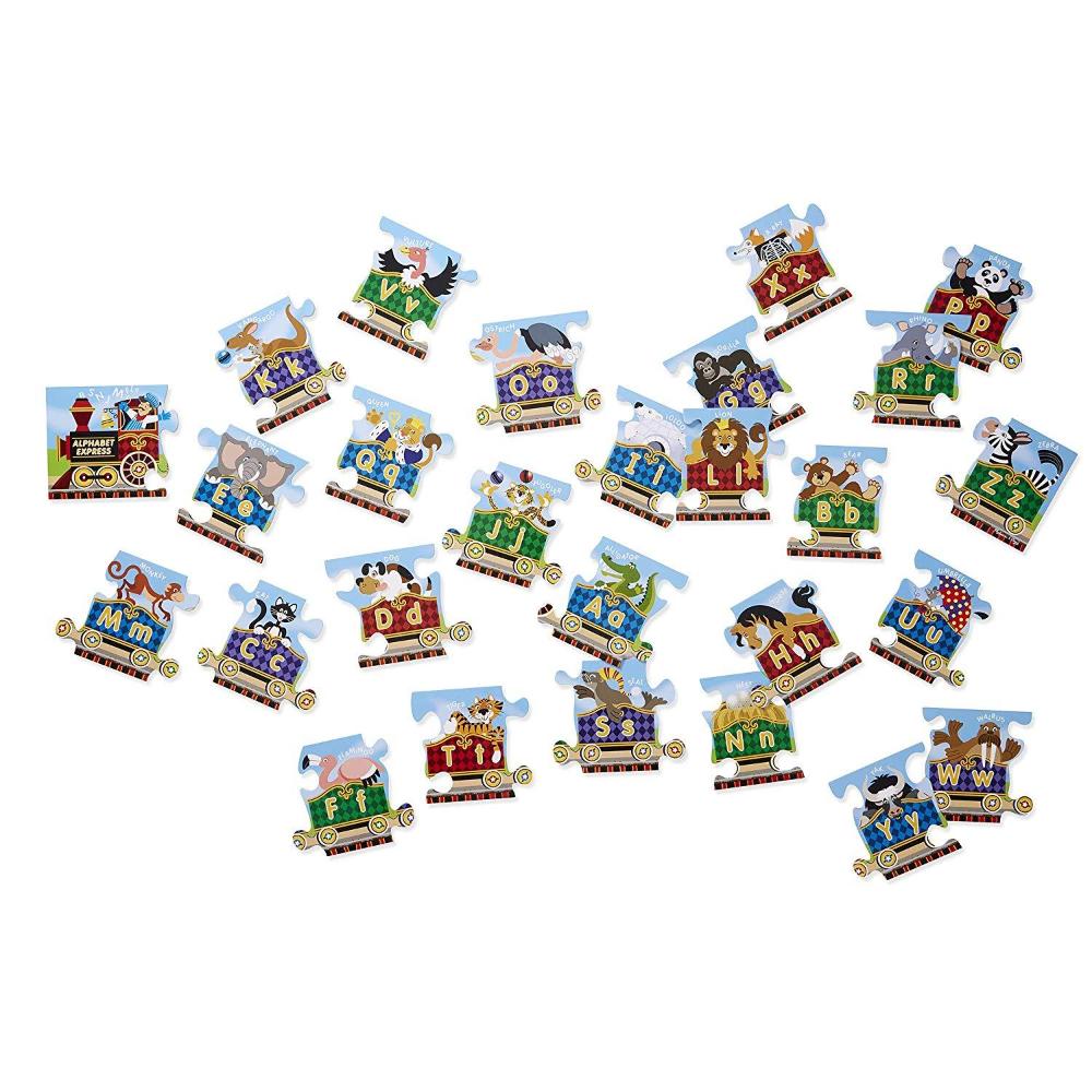 Melissa Doug Alphabet Express Floor Puzzle