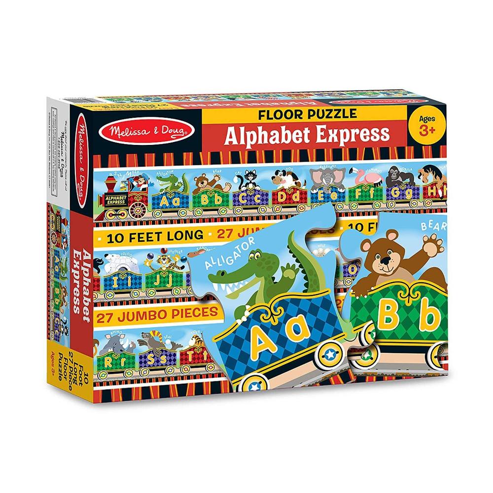 Melissa Doug Alphabet Express Floor Puzzle
