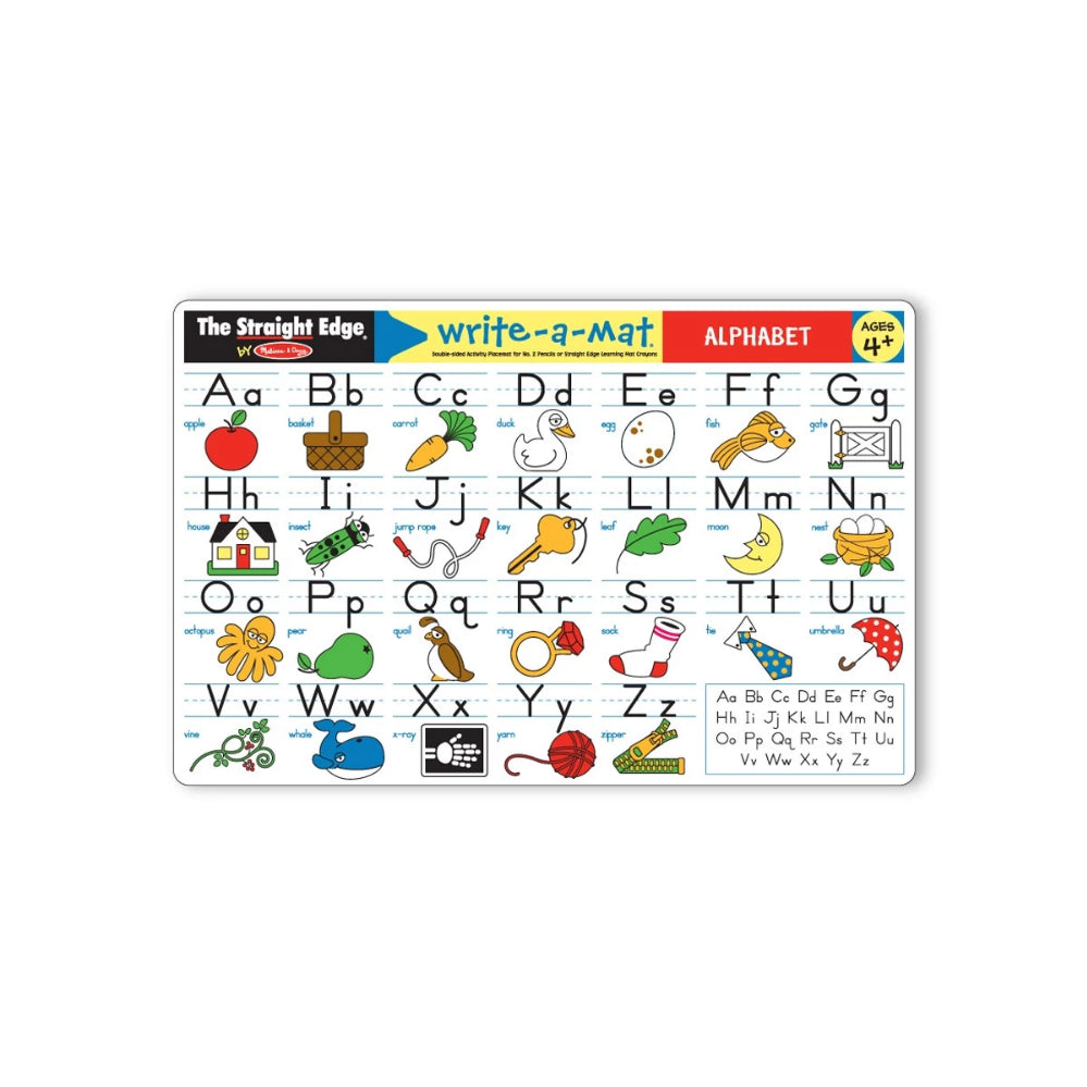 Melissa & Doug Alphabet Write-A-Mat (Bundle of 6)