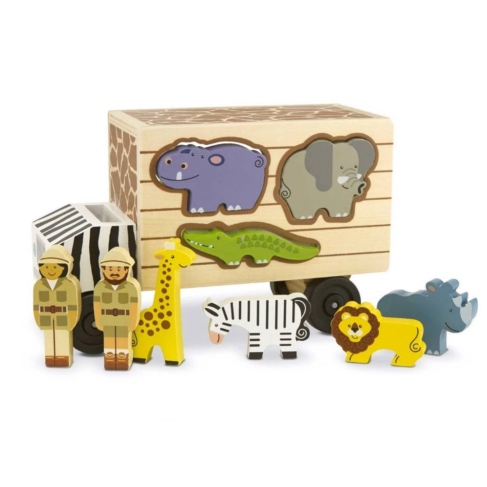 Melissa & Doug Animal Rescue Shape Sorting Truck