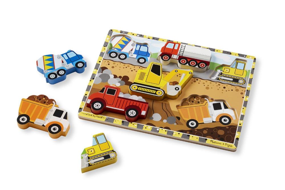 Melissa & Doug Chunky Puzzle - Construction