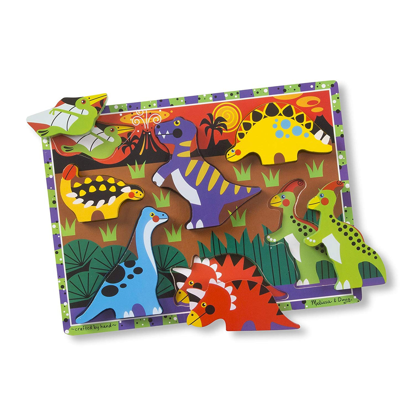 Melissa and doug puzzles dinosaurs discount