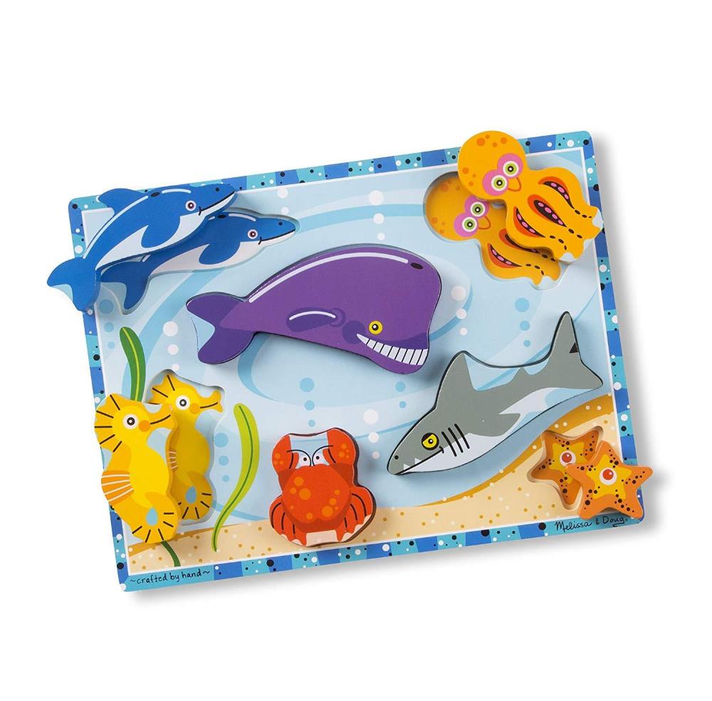 Melissa & Doug Chunky Puzzle - Sea Creatures