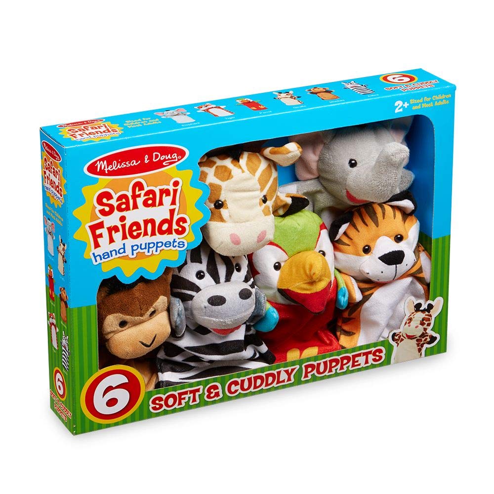 Melissa & Doug Deluxe Safari Puppet Set