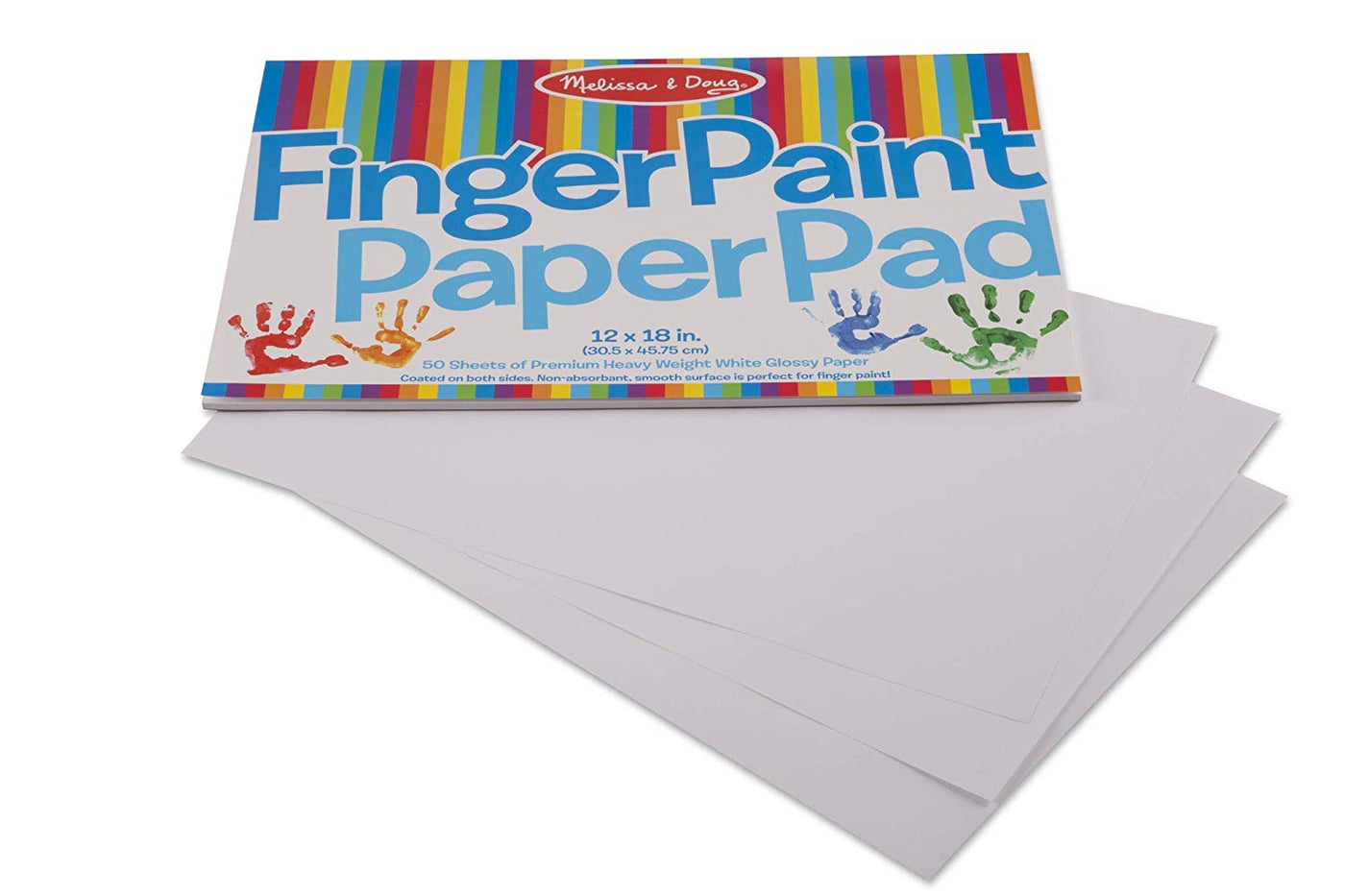 Melissa & Doug Finger Paint Paper Pad 12" x 18"