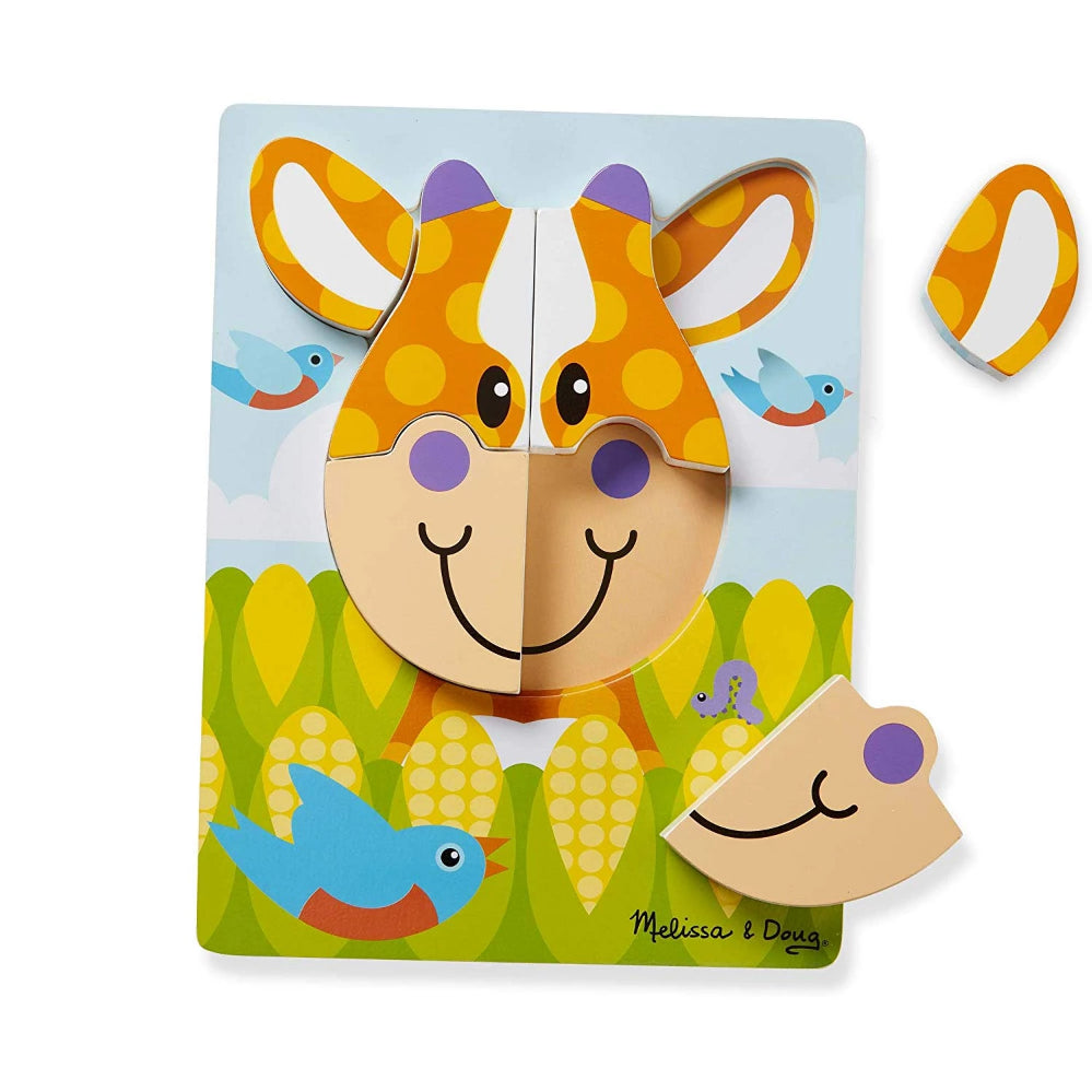 Melissa and doug puzzle set with rack 2025