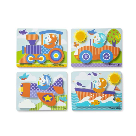 Melissa & Doug First Play Jigsaw Puzzle Set Vehicles