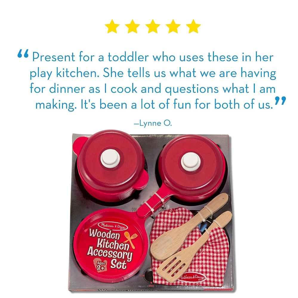 Melissa Doug Kitchen Accessory Set –