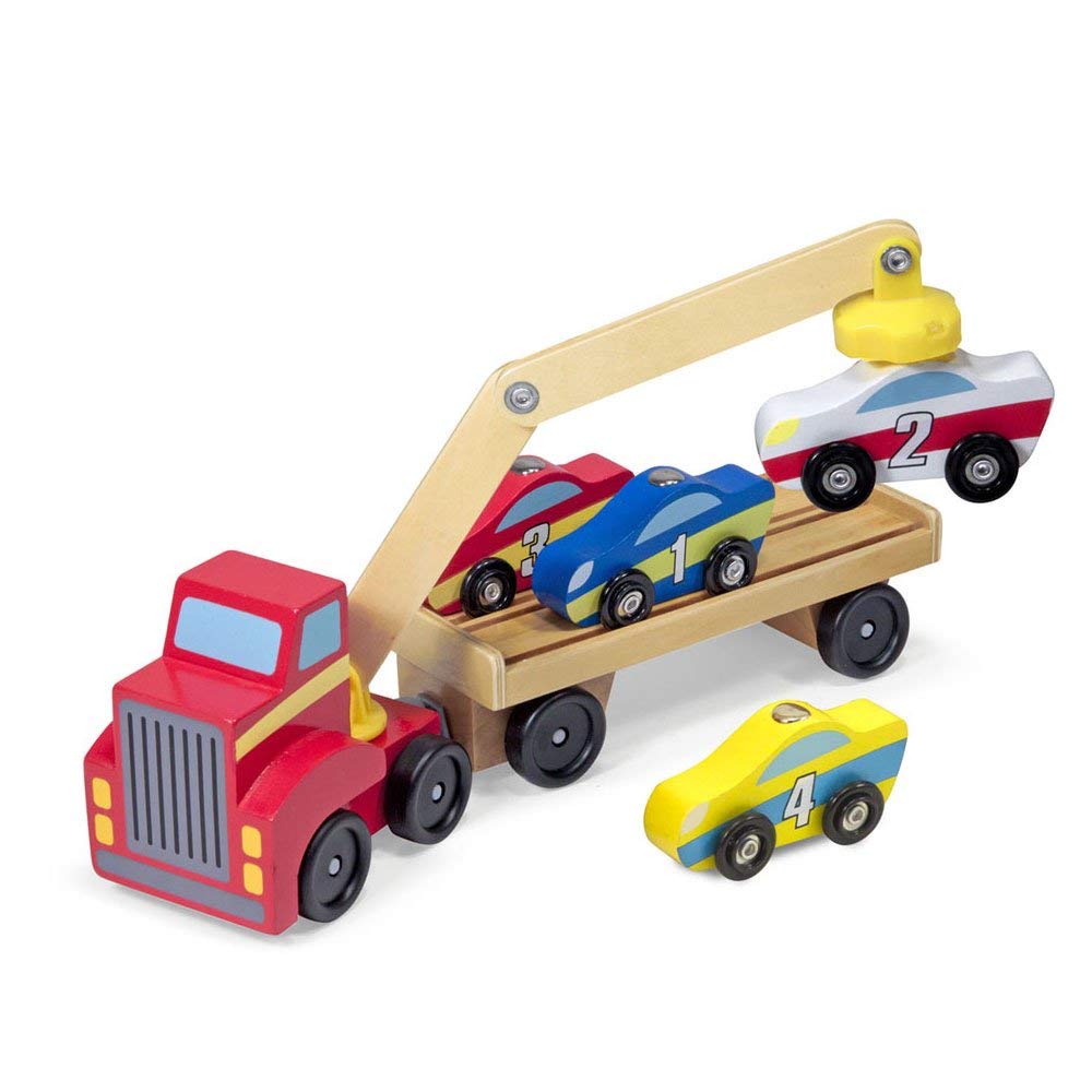 Melissa & Doug Magnetic Car Loader