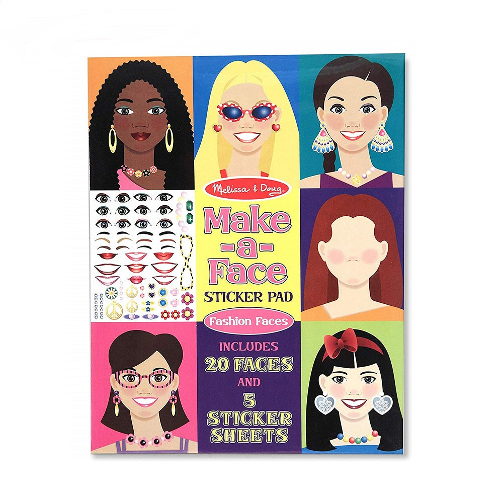 Melissa & Doug Make-A-Face Sticker Pad