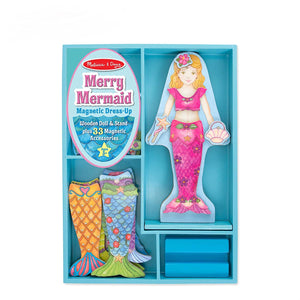 Melissa & Doug Merry Mermaid Magnetic Dress-Up Set