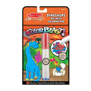 Melissa & Doug On the Go Color Dinosaurs Blast No-Mess Coloring Pad