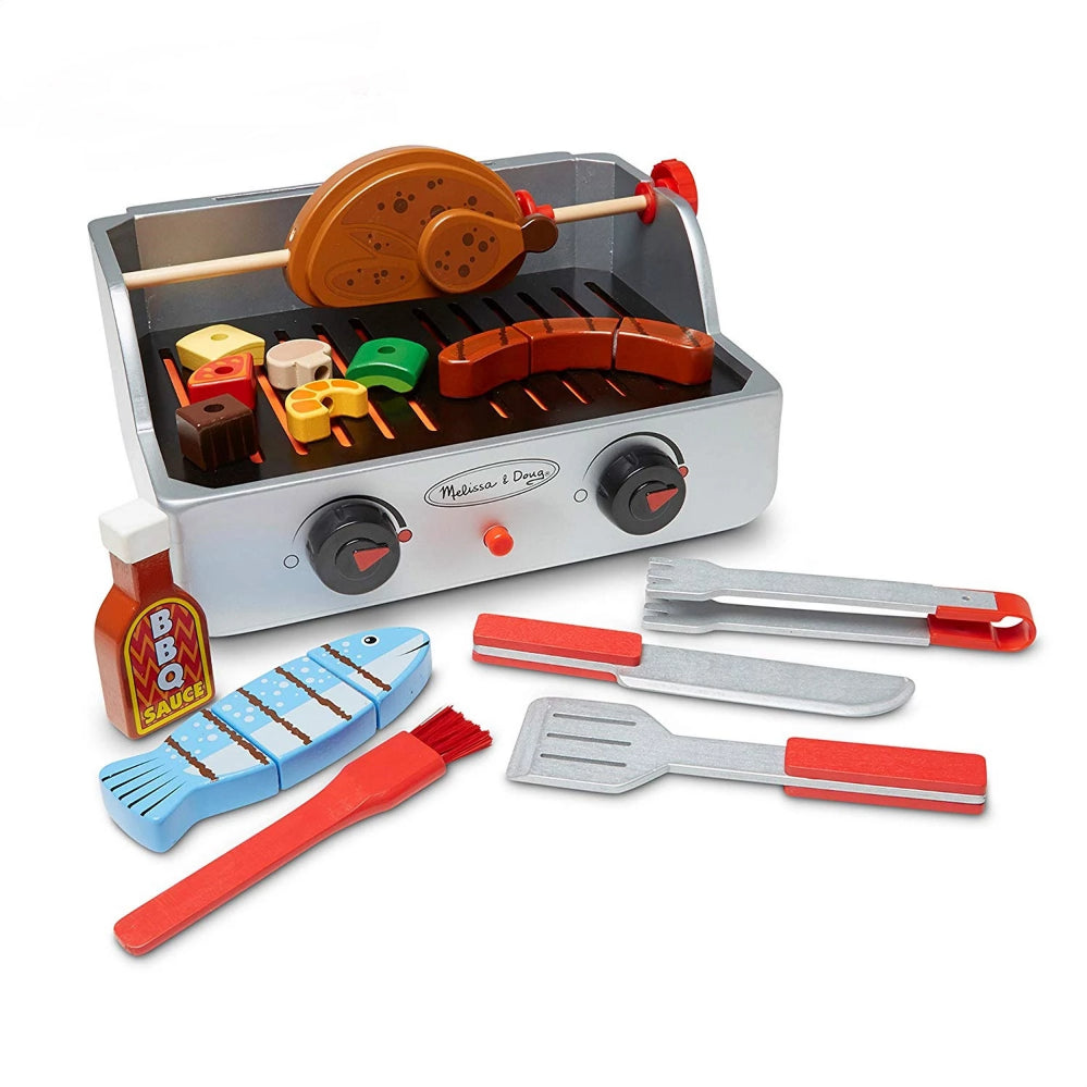 Melissa & Doug Rotisserie & Grill Barbecue Set