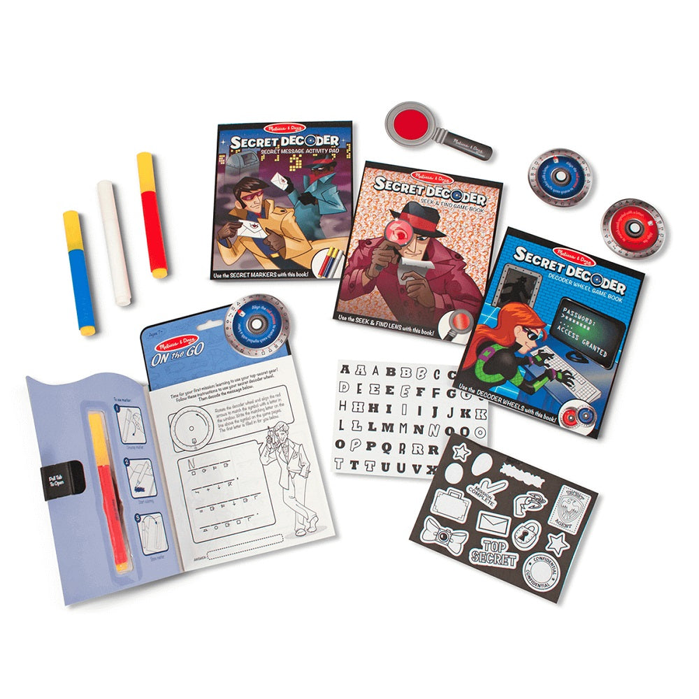 Melissa & Doug Secret Decoder - Deluxe Activity Set