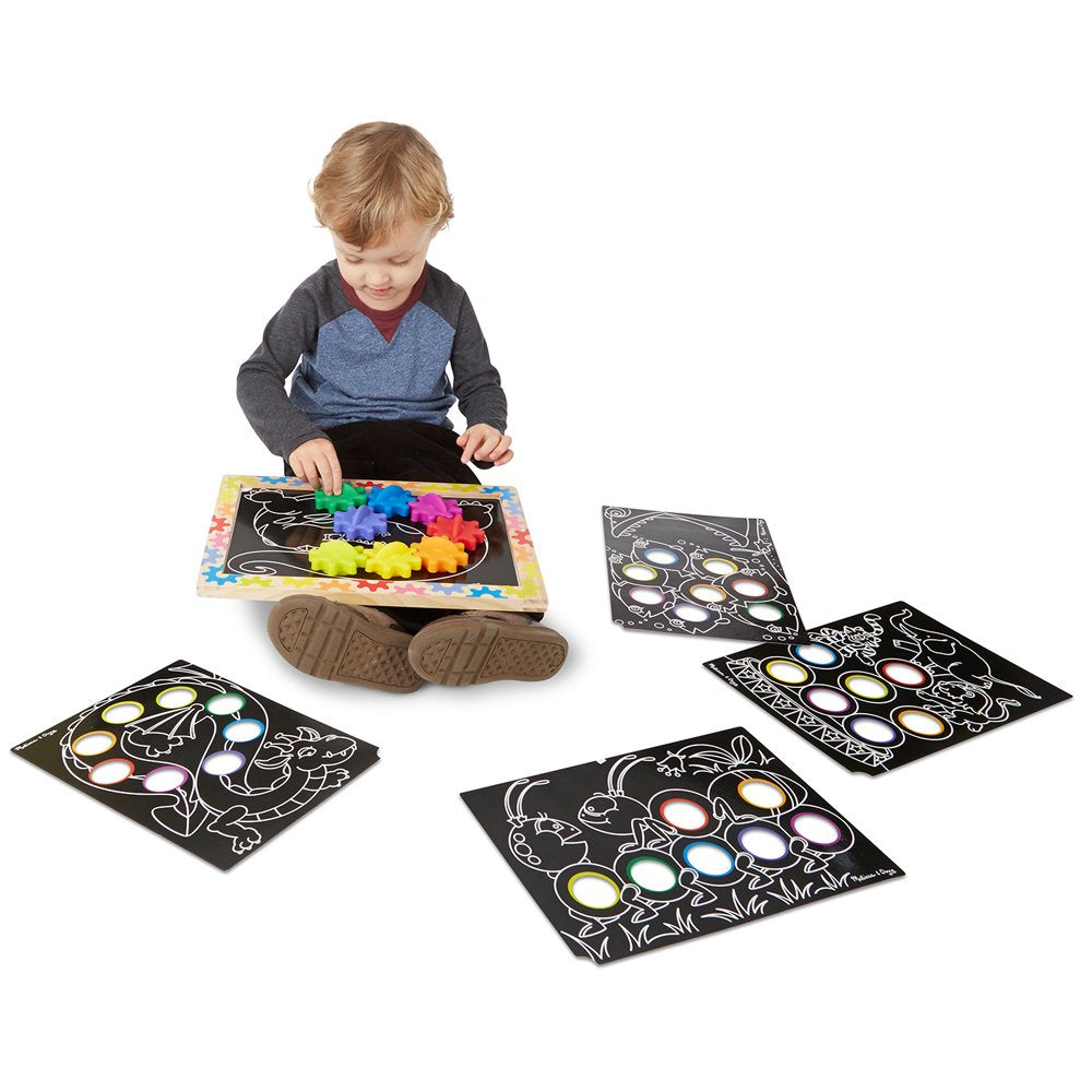Melissa Doug Switch Spin Magnetic Gear Toy