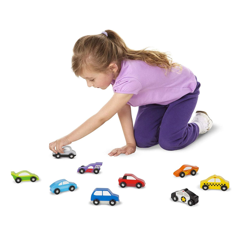 Melissa Doug Wooden Cars Set