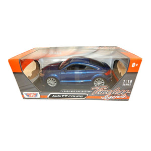Motormax 1:18 Audi TT Coupe - Blue
