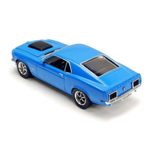 Motormax 1:18 Scale 1970 Ford Mustang Boss 429 Blue Diecast Vehicle