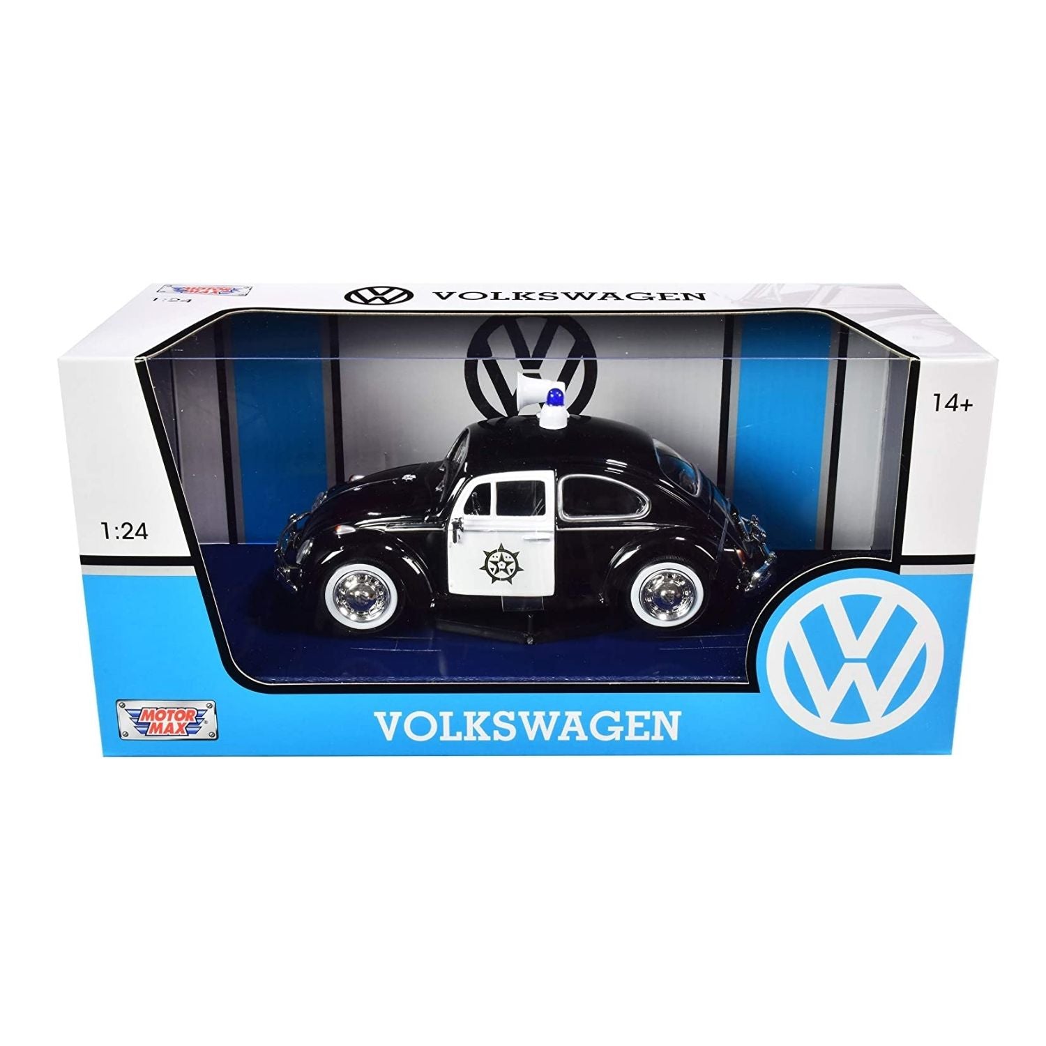 Motormax 1:24 1966 Volkswagen Beetle - Police