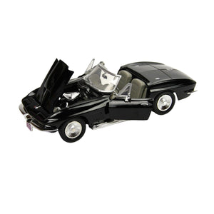 Motormax 1967 Corvette Scale 1:24 Diecast Vehicle - Black