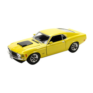Motormax 1:24 1970 Ford Mustang Boss 429 - Yellow