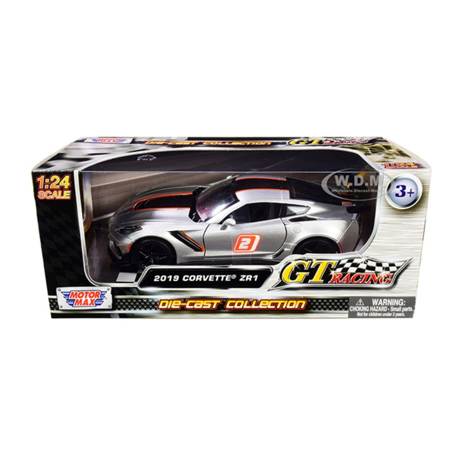 Motormax 1:24 GT Racing - 2019 Corvette ZR1