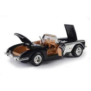 Motormax 1:24 Scale 1959 Chevy Corvette Black Diecast Vehicle