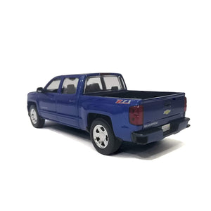 Motormax 1:24 Scale 2017 Chevy Silverado 1500 LT-Z71 Blue Diecast Vehicle