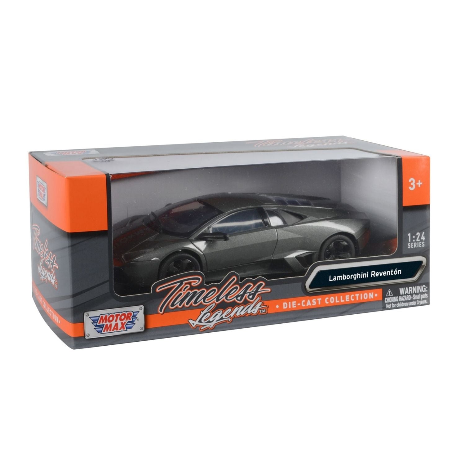 Motormax 1:24 Scale Lamborghini Reventon Grey Diecast Vehicle