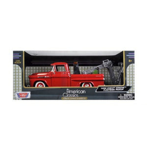 Motormax 1:24 1958 Tow Truck - Apache Fleetside Pickup Red