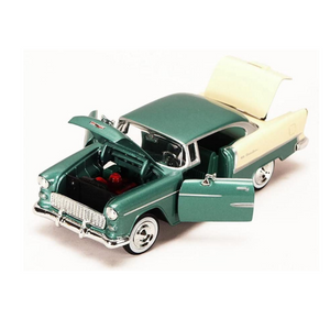 Motormax Chevy Bel Air Green 1955 1:24 Diecast Scale Car
