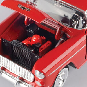 Motormax Chevy Bel Air Red 1955 1:24 Scale Diecast Car