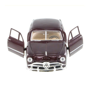Motormax Ford Coupe Dark Burgundy 1949 1:24 Scale Diecast Car