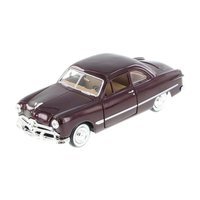Motormax 1949 Ford Coupe Dark Burgundy 1:24 Scale Diecast Car