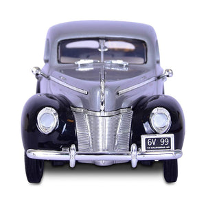 Motormax Ford Deluxe Grey/Black 1940 1:18 Scale