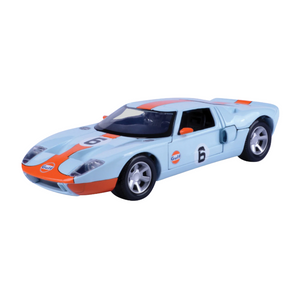 Motormax Ford GT With Gulf Livery 1:24 Diecast Scale Car