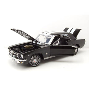 Motormax Ford Mustang ( Hardtop ) Black 1964 1:18 Scale Diecast Car