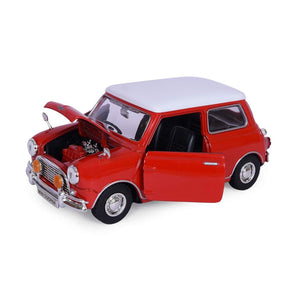 Motormax Mini Cooper Morris Red 1:18 Scale Diecast Car